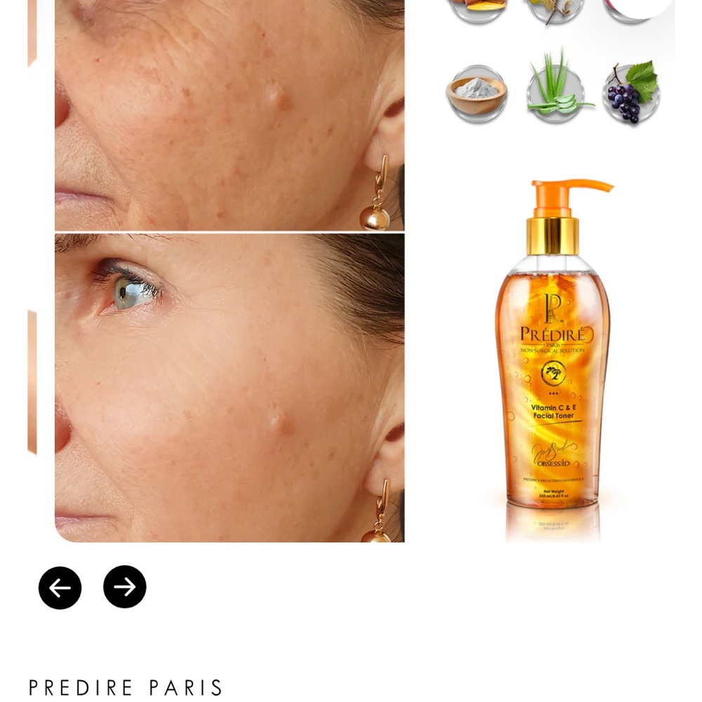 Vitamin C & E Booster Facial Toner - Gold - Picture 2 of 3